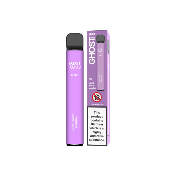 Vapes Bars Ghost 800 Disposable Vape From £3.80