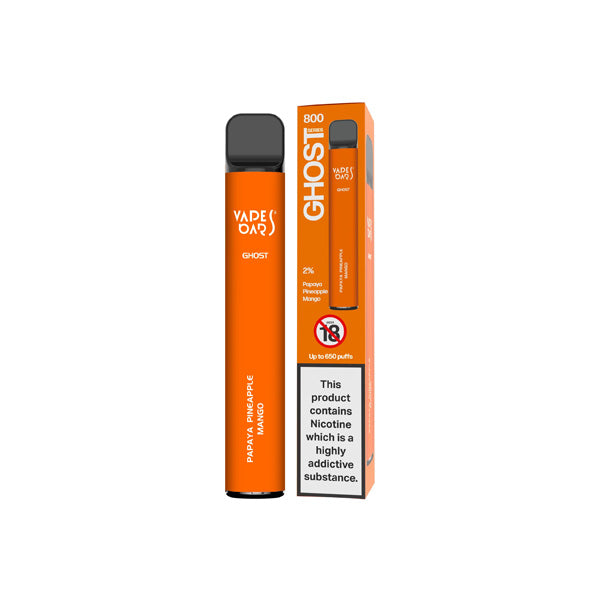 Vapes Bars Ghost 800 Disposable Vape From £3.80