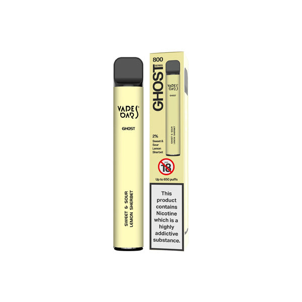 Vapes Bars Ghost 800 Disposable Vape From £3.80