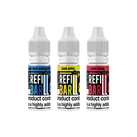 Refill Bar Salts 10mg Nic Salts From £2.06