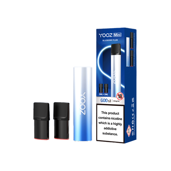 Yooz Mini Rechargeable Device & Vape Pods x2 From £4.15