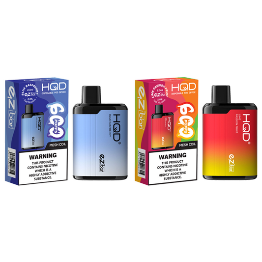 HQD EZ Bar Disposable Vape From £4.74