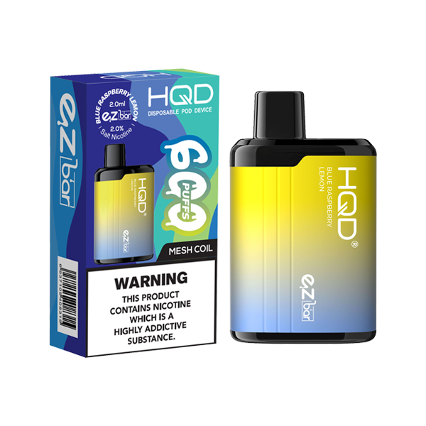 HQD EZ Bar Disposable Vape From £4.74