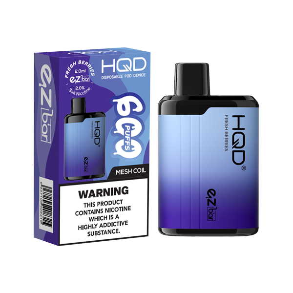 HQD EZ Bar Disposable Vape From £4.74