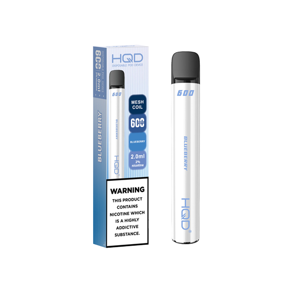 HQD 600 Disposable Vape From £4.74