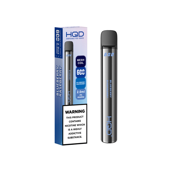 HQD 600 Disposable Vape From £4.74