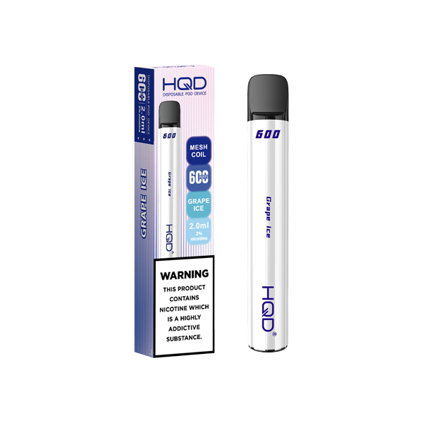 HQD 600 Disposable Vape From £4.74