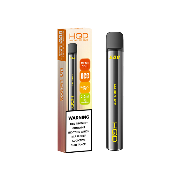 HQD 600 Disposable Vape From £4.74