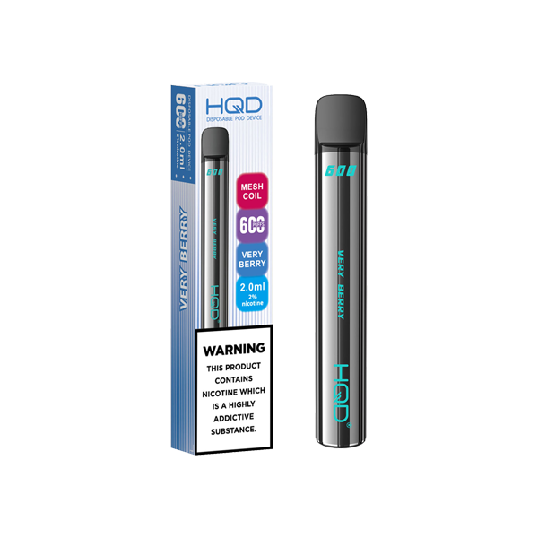 HQD 600 Disposable Vape From £4.74