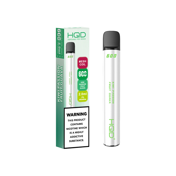 HQD 600 Disposable Vape From £4.74