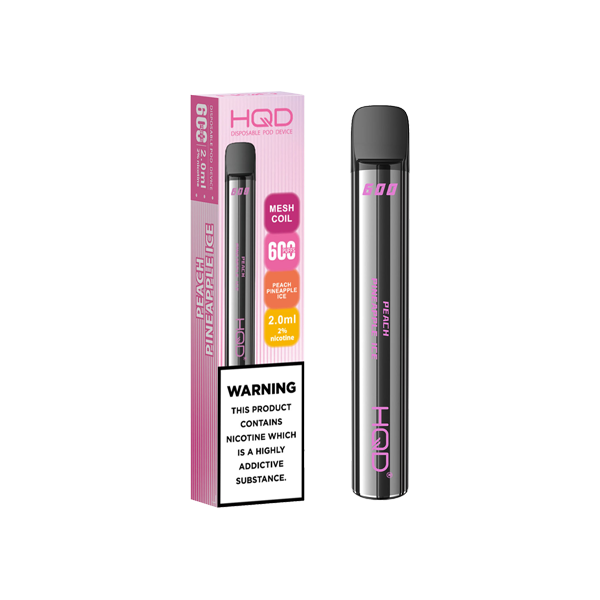 HQD 600 Disposable Vape From £4.74