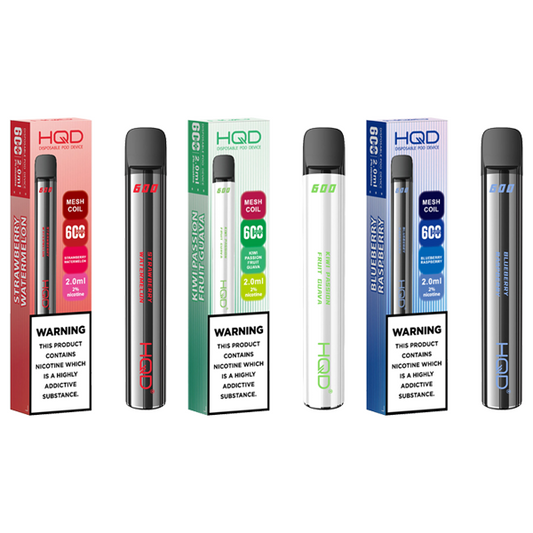 HQD 600 Disposable Vape From £4.74