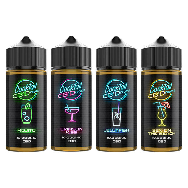 Cocktail CB'Dreams 10000mg CBD E-liquid 120ml (70PG/30VG)