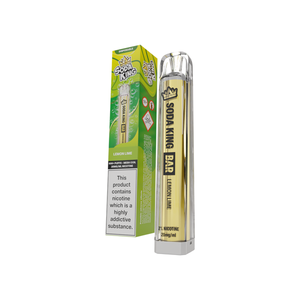 Soda King Bar Disposable Vape From £3.84