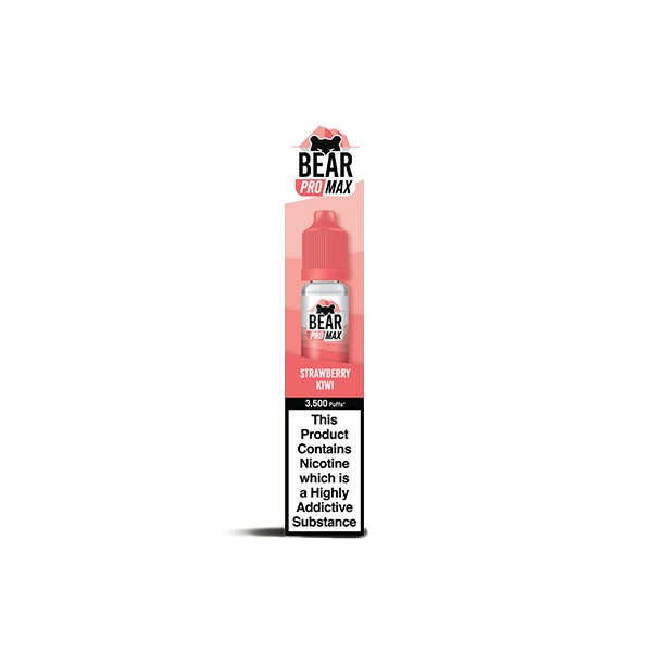 Bear Pro Max Bar Series 20mg Nic Salts From £1.89 strawberry kiwi