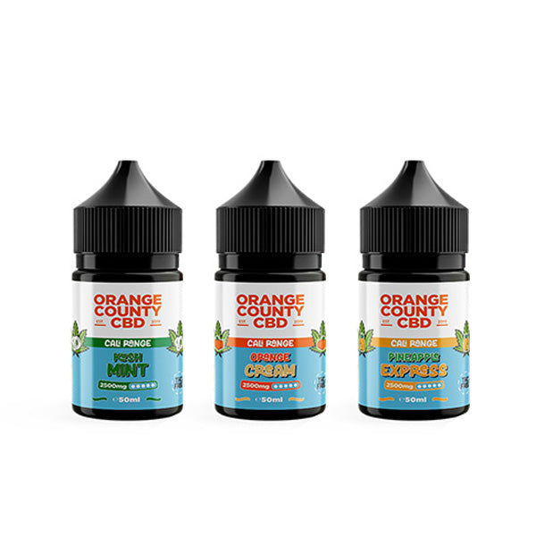 Orange County CBD Cali Range 1500mg CBD 50ml E-liquid (60VG/40PG)