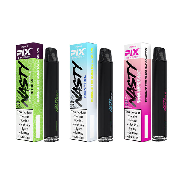 Nasty Air Fix Disposable Vaping From £4.10