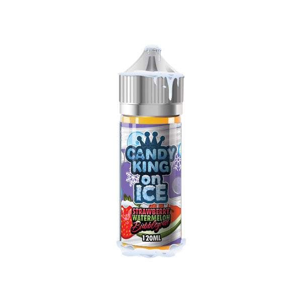 Strawberry Watermelon Bubblegum on Ice Candy King On Ice By Drip More 100ml 70VG 30PG