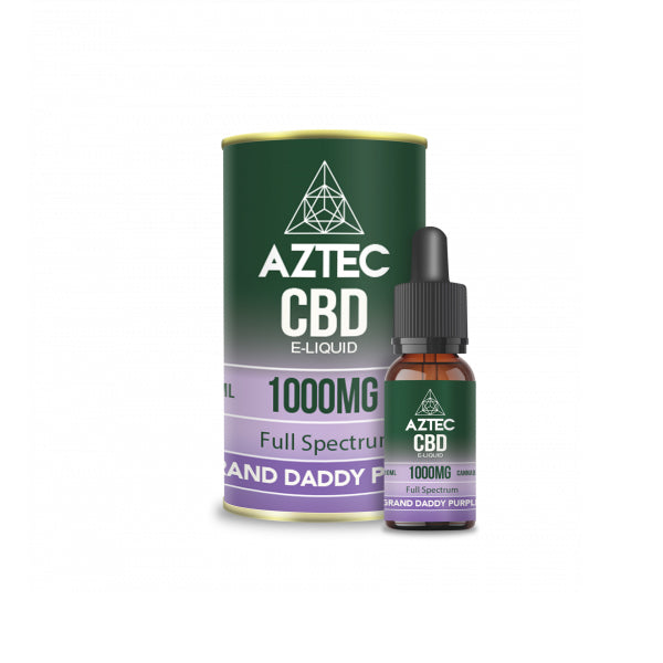 Aztec CBD 1000mg CBD Vaping Liquid 10ml (50PG/50VG)