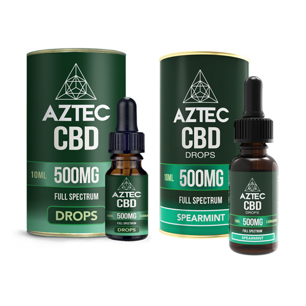 Aztec CBD Full Spectrum Hemp Oil 500mg CBD 10ml