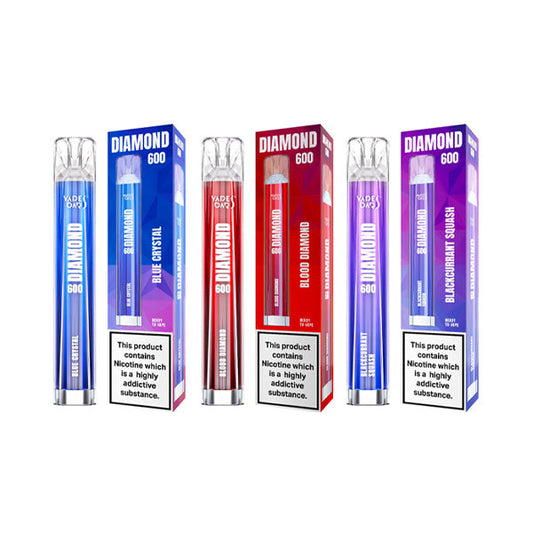 Vapes Bars Diamond 600 Disposable Vape From £3.54