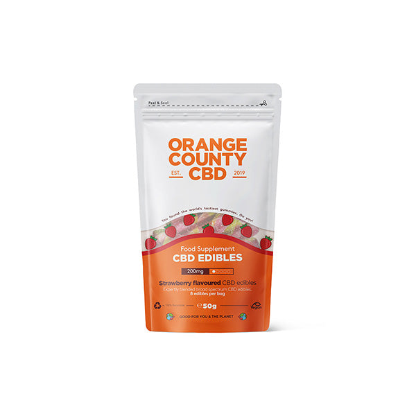 Orange County CBD 200mg Gummy Strawberries - Grab Bag