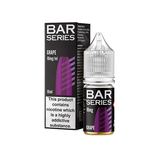 Bar Series 10mg Nic Salts From £1.80. grape