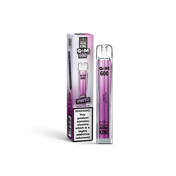 Aroma King GEM 600 Disposable Vape Device 600 From £3.84