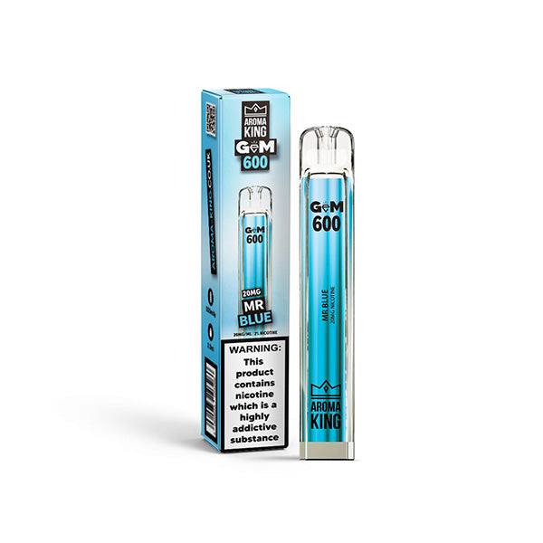 Aroma King GEM 600 Disposable Vape Device 600 From £3.84