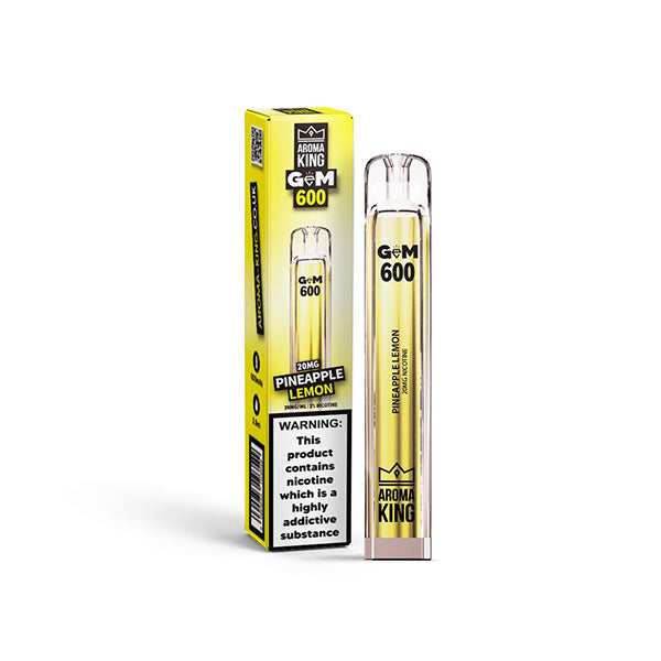 Aroma King GEM 600 Disposable Vape Device 600 From £3.84