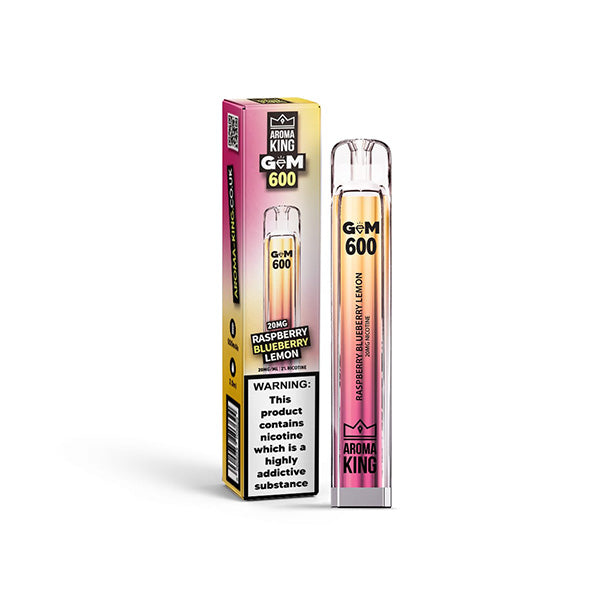 Aroma King GEM 600 Disposable Vape Device 600 From £3.84