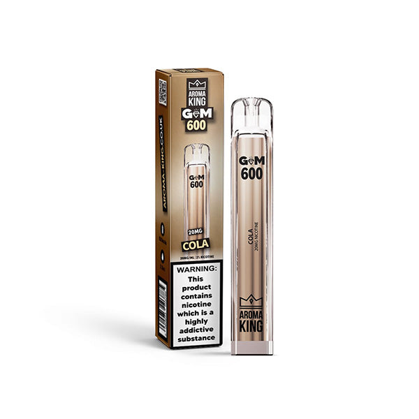 Aroma King GEM 600 Disposable Vape Device 600 From £3.84