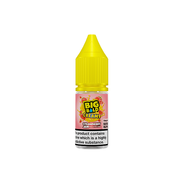 Big Bold 10mg Nic Salt From £2.18 strawberry jam 