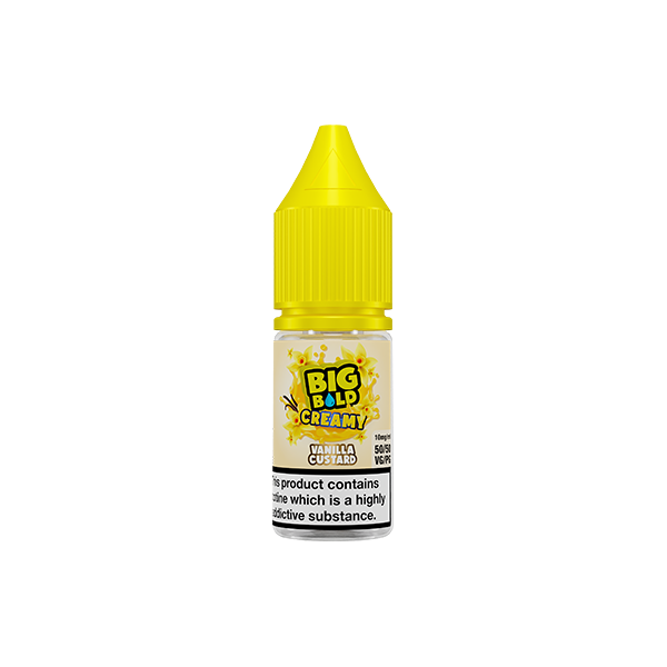 Big Bold 10mg Nic Salt From £2.18 vanilla custard