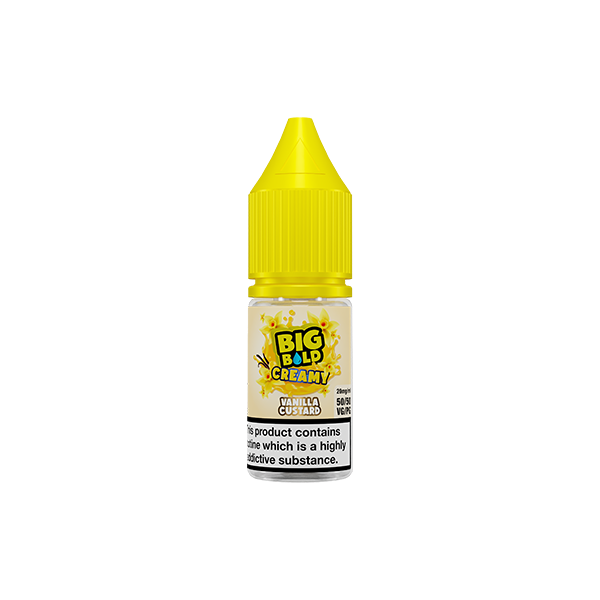 Big Bold 20mg Nic Salt From £2.18 vanilla custard