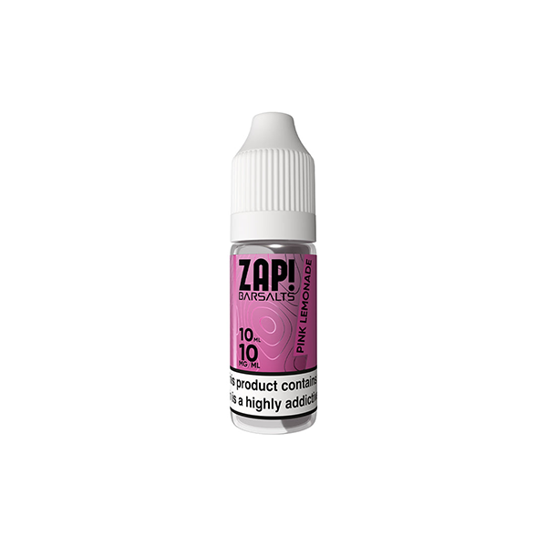 ZAP! Bar Salts 10mg Nic Salt  From £1.89