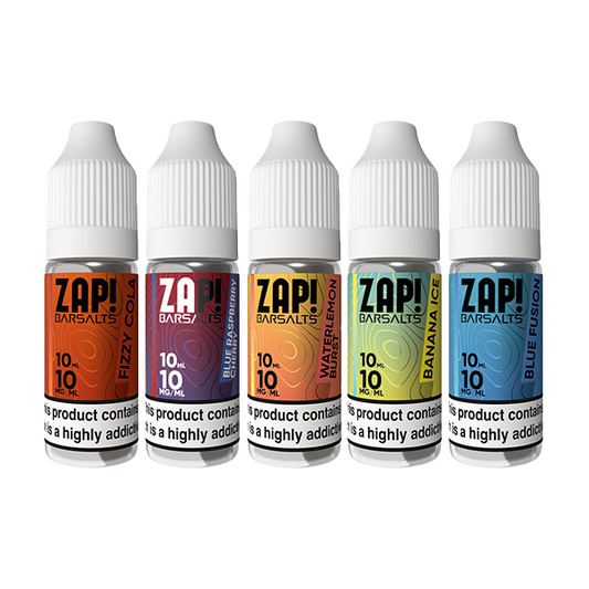 ZAP! Bar Salts 10mg Nic Salt  From £1.89