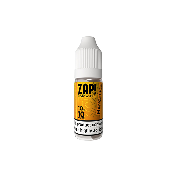 ZAP! Bar Salts 10mg Nic Salt  From £1.89