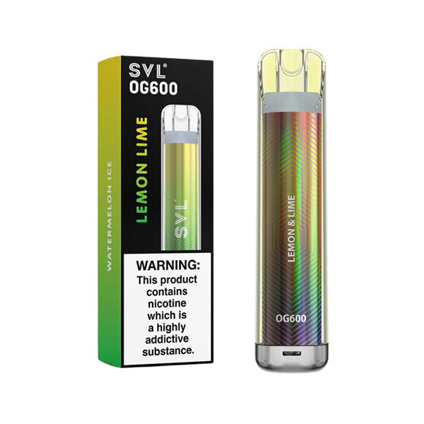 SVL OG600 Disposable Vape From £3.38