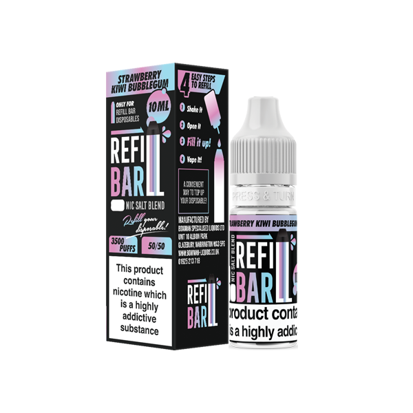 Refill Bar Salts 10mg Nic Salts From £2.06