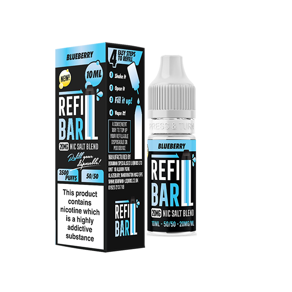 Refill Bar Salts 20mg Nic Salts From £2.06