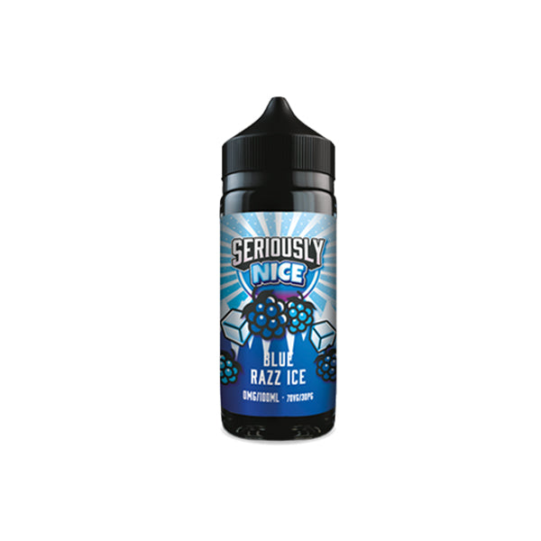 blue razz ice Doozy Vape Co Seriously Nice 100ml 70VG 30PG