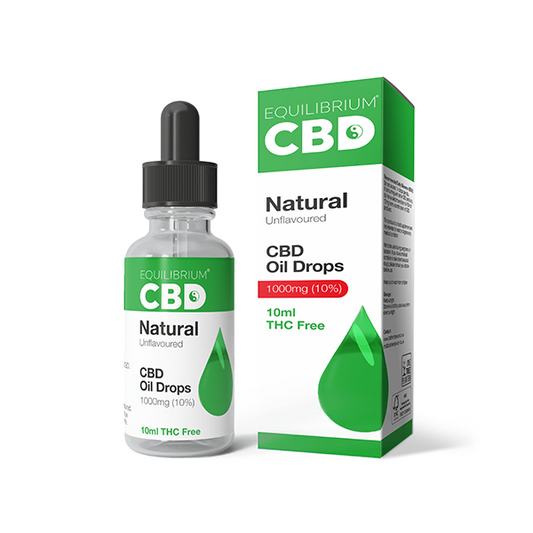 1000mg Equilibrium CBD Oil 10ml - Natural Flavour