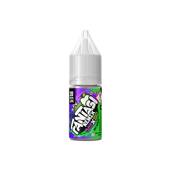 Fantasi 20mg Nic Salt Remix Series From £2.18 black currant X grape apple