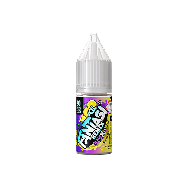 Fantasi 20mg Nic Salt Remix Series From £2.18 black currant X lemon 