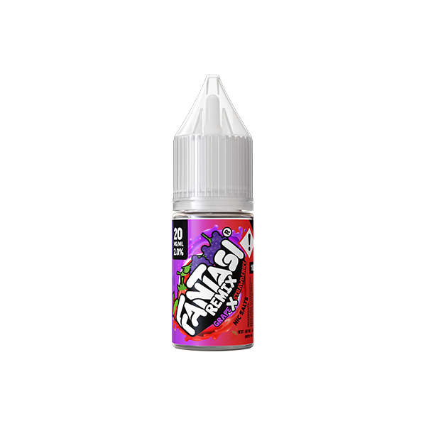 Fantasi 20mg Nic Salt Remix Series From £2.18 grape X strawberry 