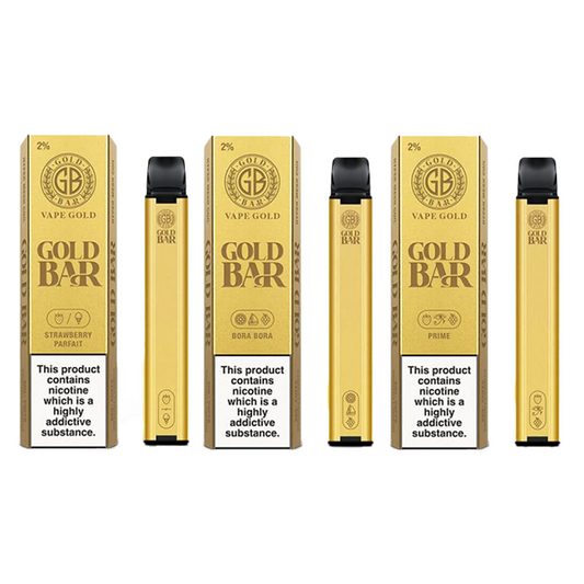 Gold Bar Disposable Vape From £4.15