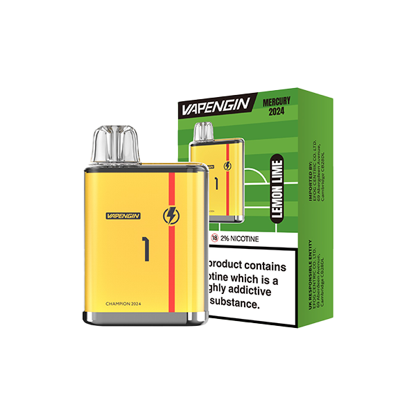 Vapengin Mercury Euro 2024 Edition Disposable Vape From £3.26