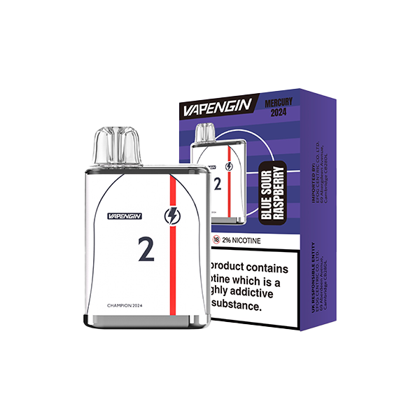 Vapengin Mercury Euro 2024 Edition Disposable Vape From £3.26