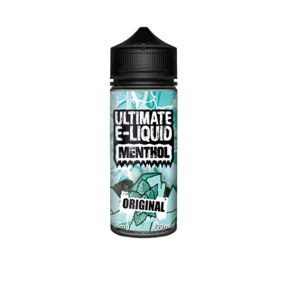 Ultimate E-liquid Menthol by Ultimate Puff 100ml 70VG 30PG From £10.34